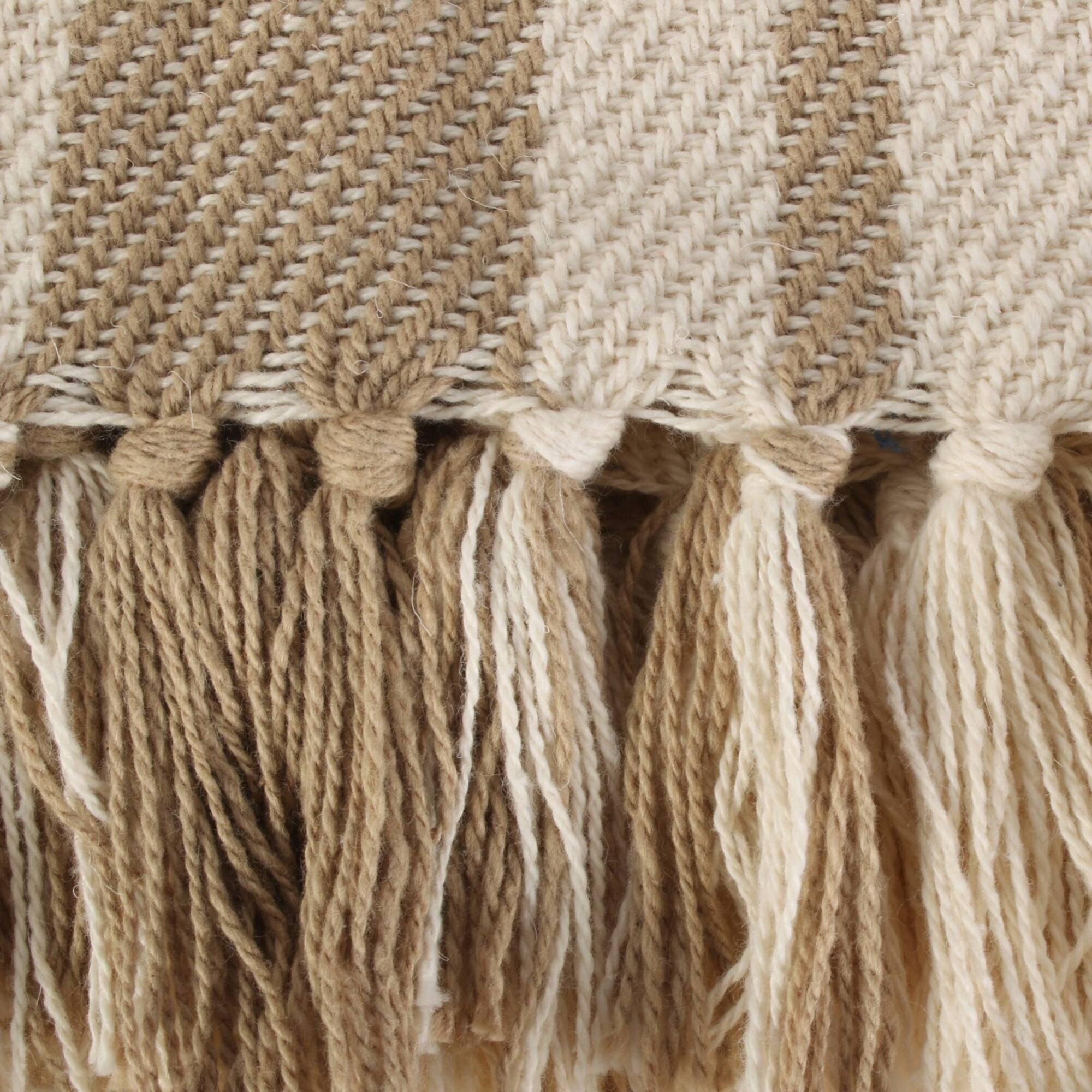 DII® French Grain Sack Printed Throw